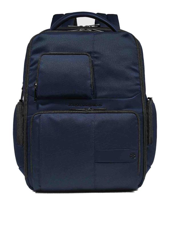 Piquadro Sac À Dos - Bleu