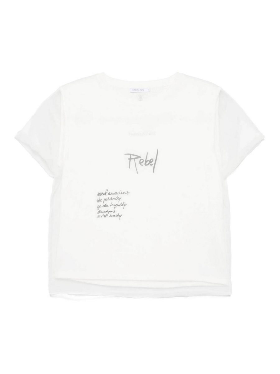 Patrizia Pepe Pull Col Rond - Blanc