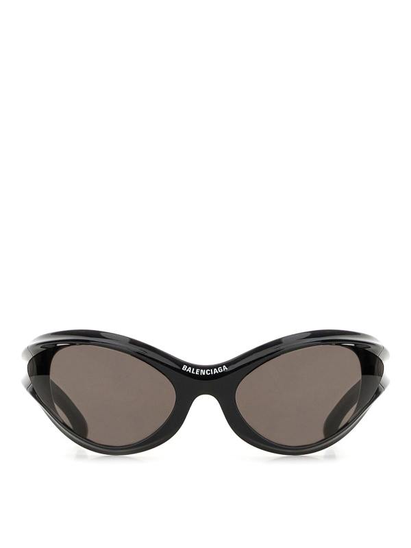 Balenciaga Lunettes De Soleil - Noir