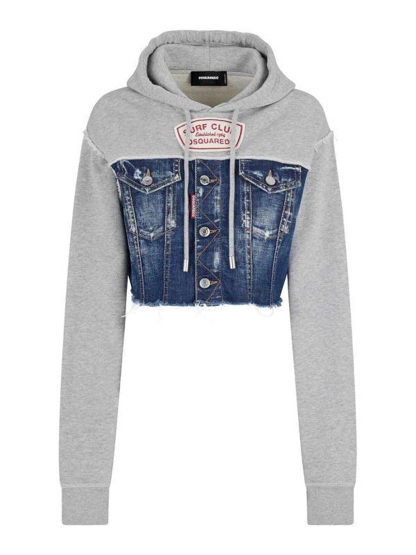 Dsquared2 Sweat-Shirts - Clair Délavé