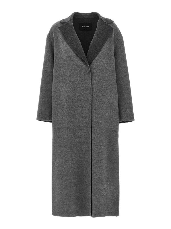 Fabiana Filippi Manteau Court - Gris