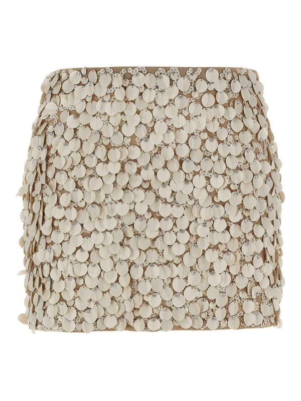 P. A.R. O.S. H. Jupe Midi - Beige