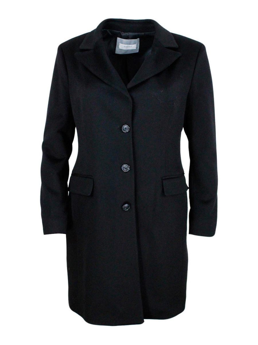 Barba Napoli Manteau Court - Noir