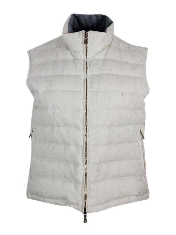 Eleventy Gilet - Blanc