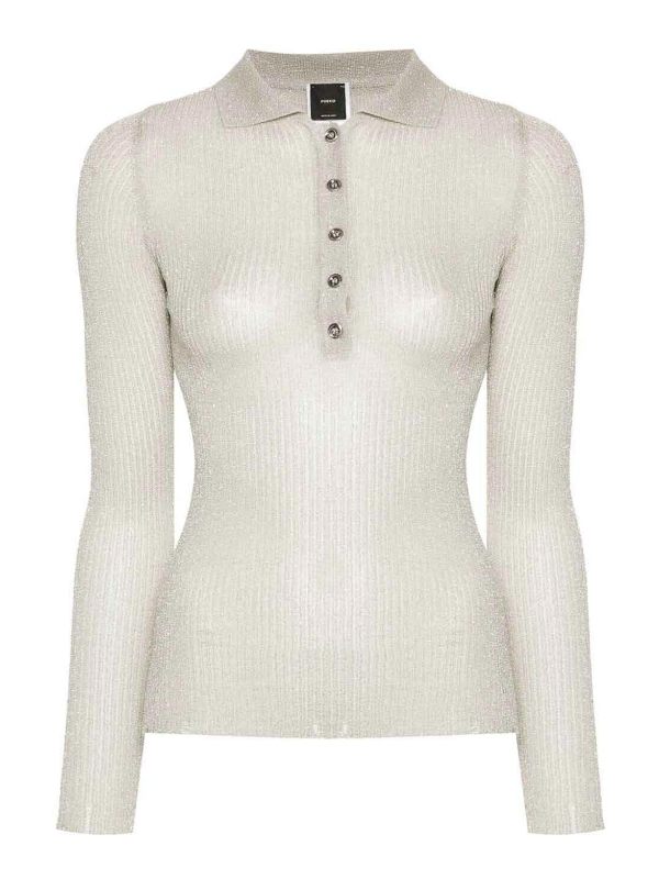 Pinko Pull Col Roulé - Blanc