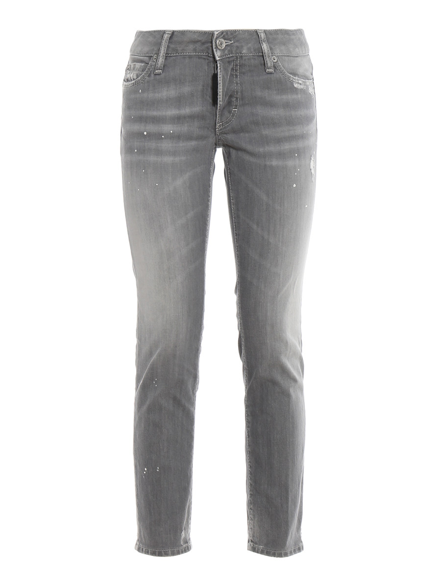 Dsquared2 Jean Droit - Jennifer Cropped