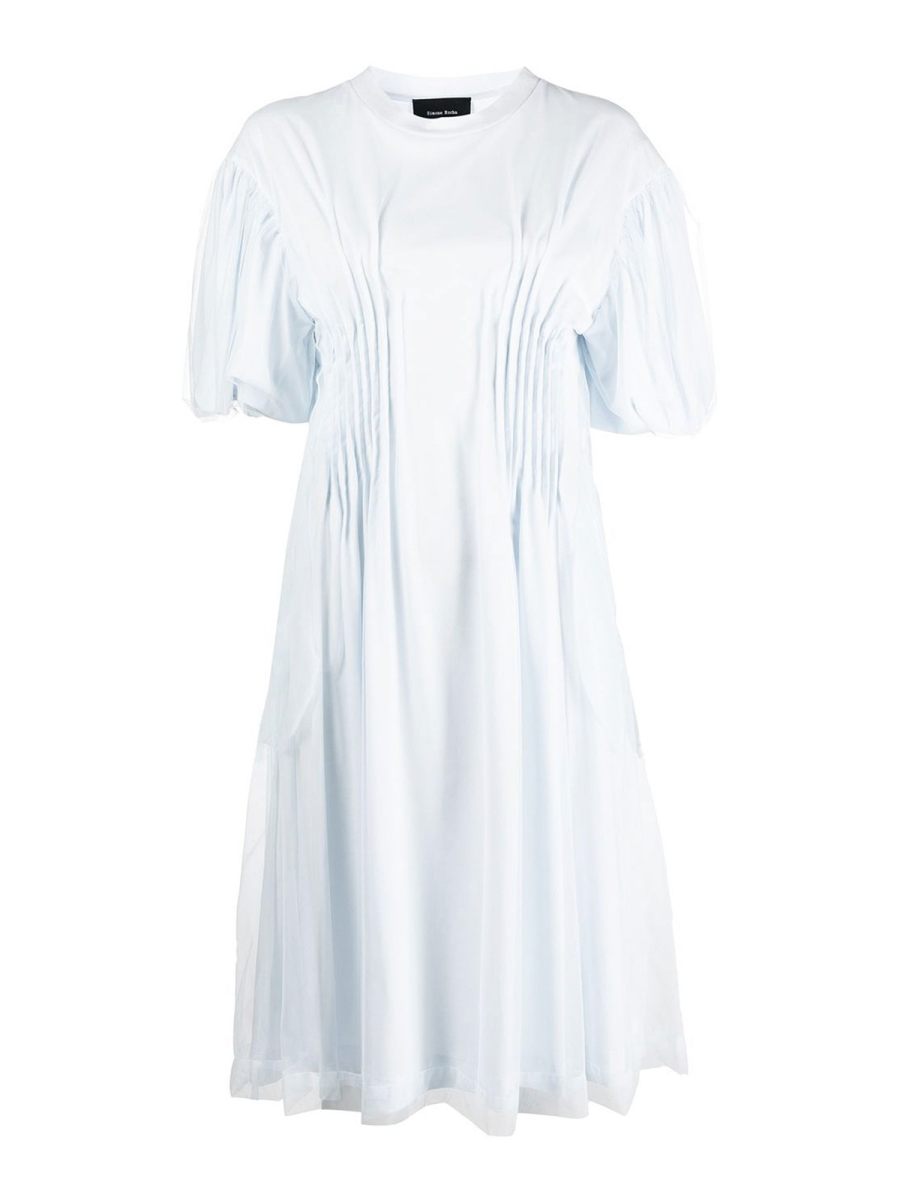 Simone Rocha Robe Au Genou - Bleu