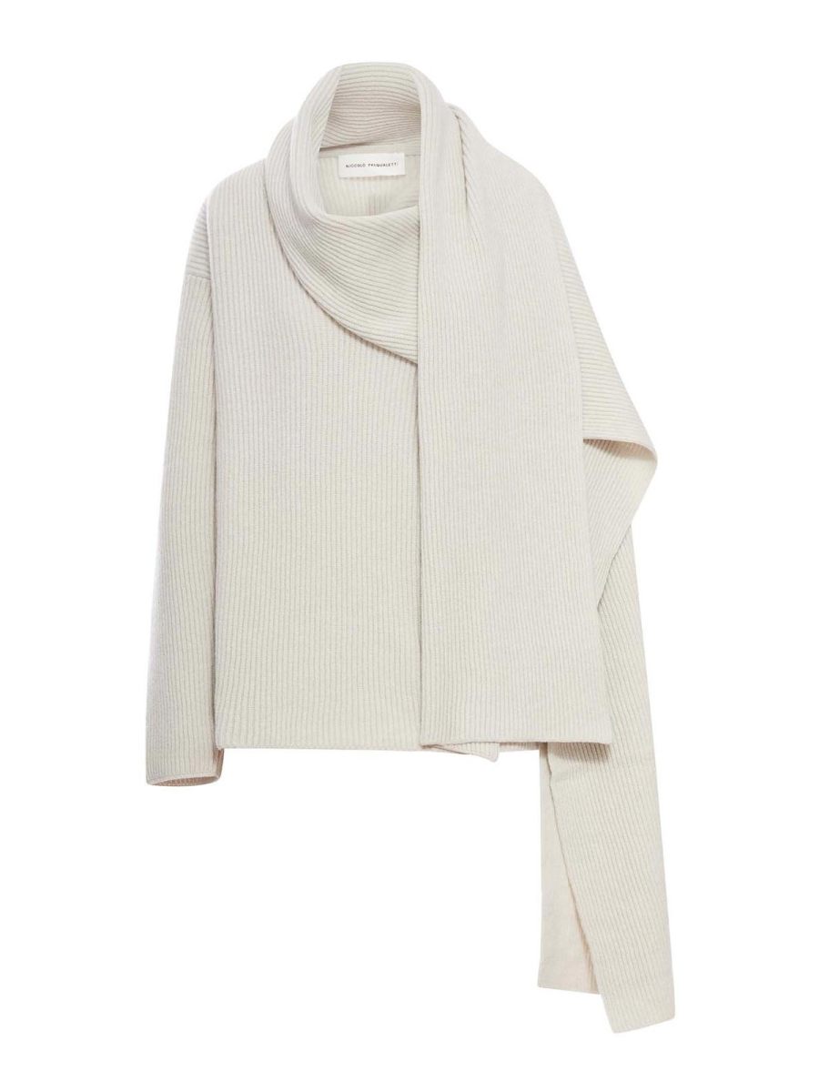 Niccolò Pasqualetti Pull Col Rond - Couleur Chair