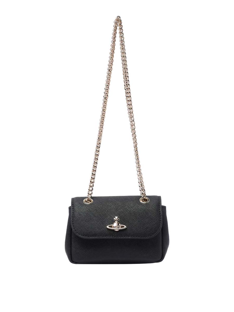 Vivienne Westwood Sac Porté Épaule - Noir