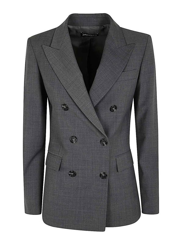 Drhope Veste Casual - Gris