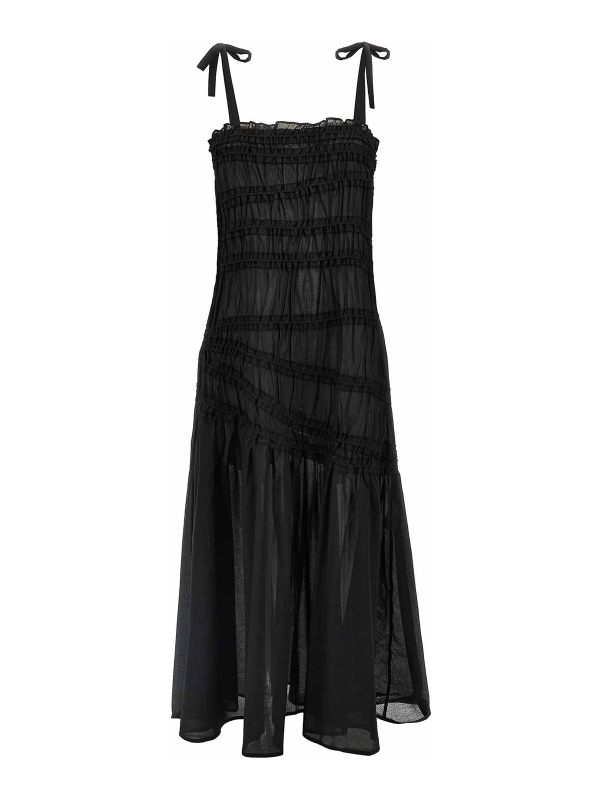 Tory Burch Robe Au Genou - Noir