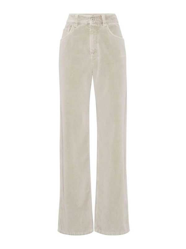 Brunello Cucinelli Pantalons Décontractés - Beige