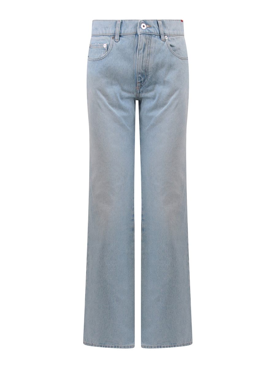 Off-White Jean Bootcut - Bleu