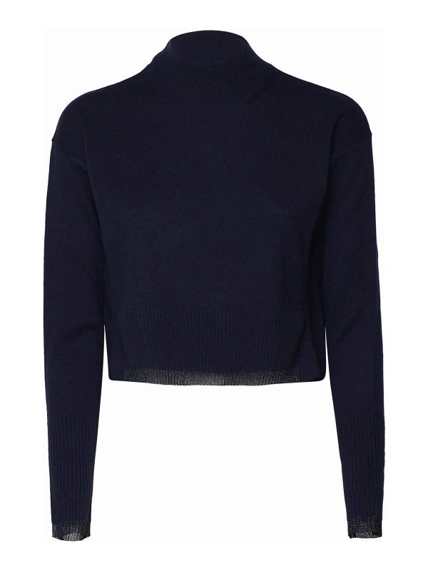 Pinko Pull Col Rond - Bleu Foncé