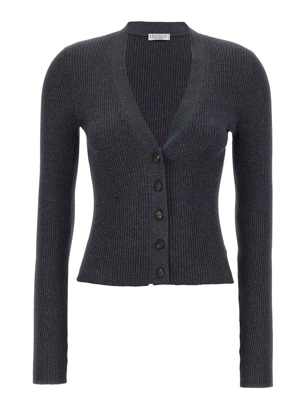 Brunello Cucinelli Cardigan - Bleu