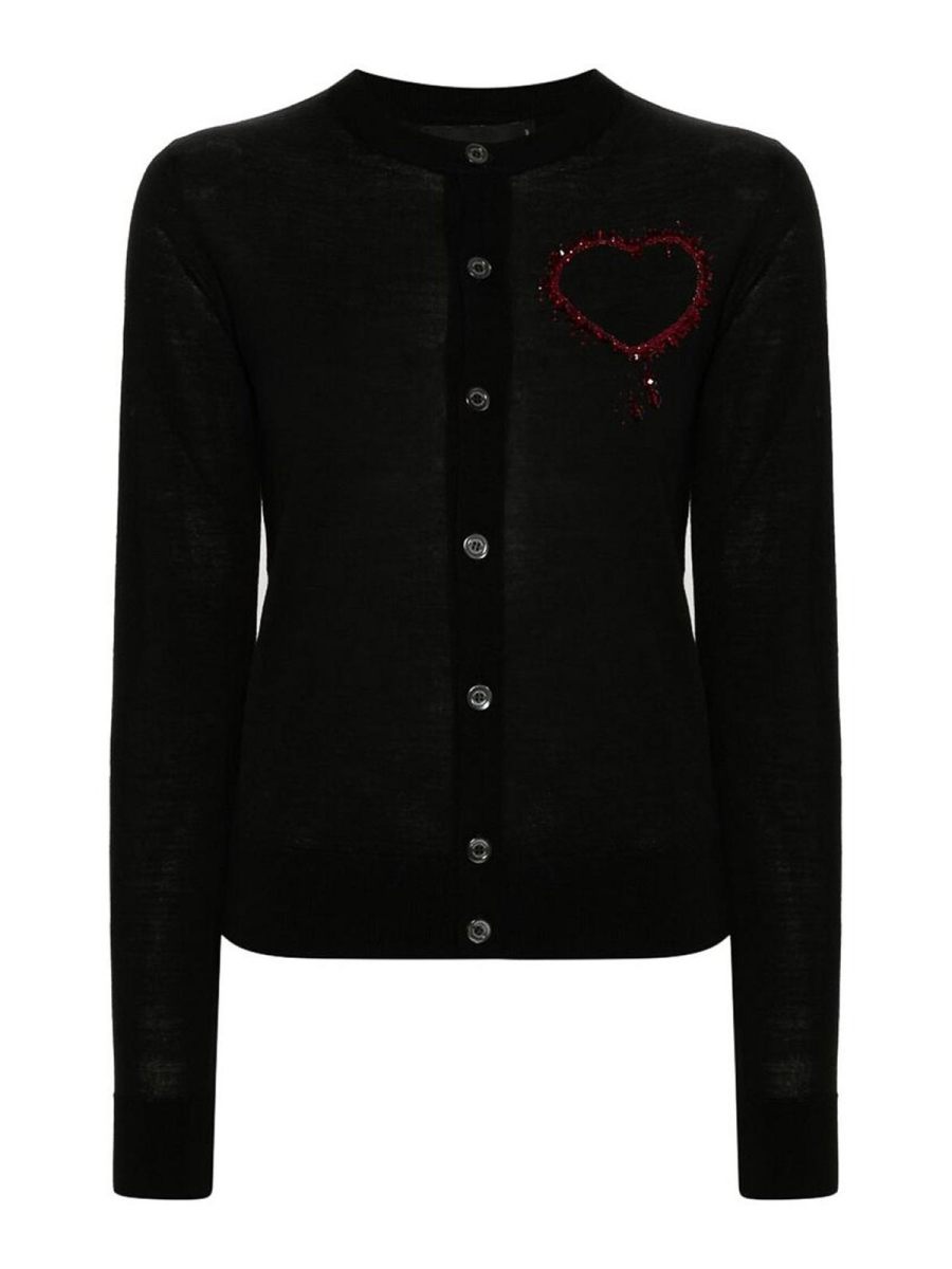 Dsquared2 Pull Col Rond - Noir