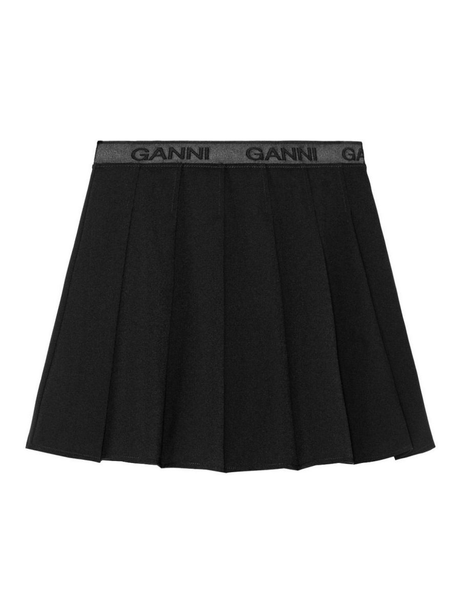 Ganni Mini Jupe - Noir