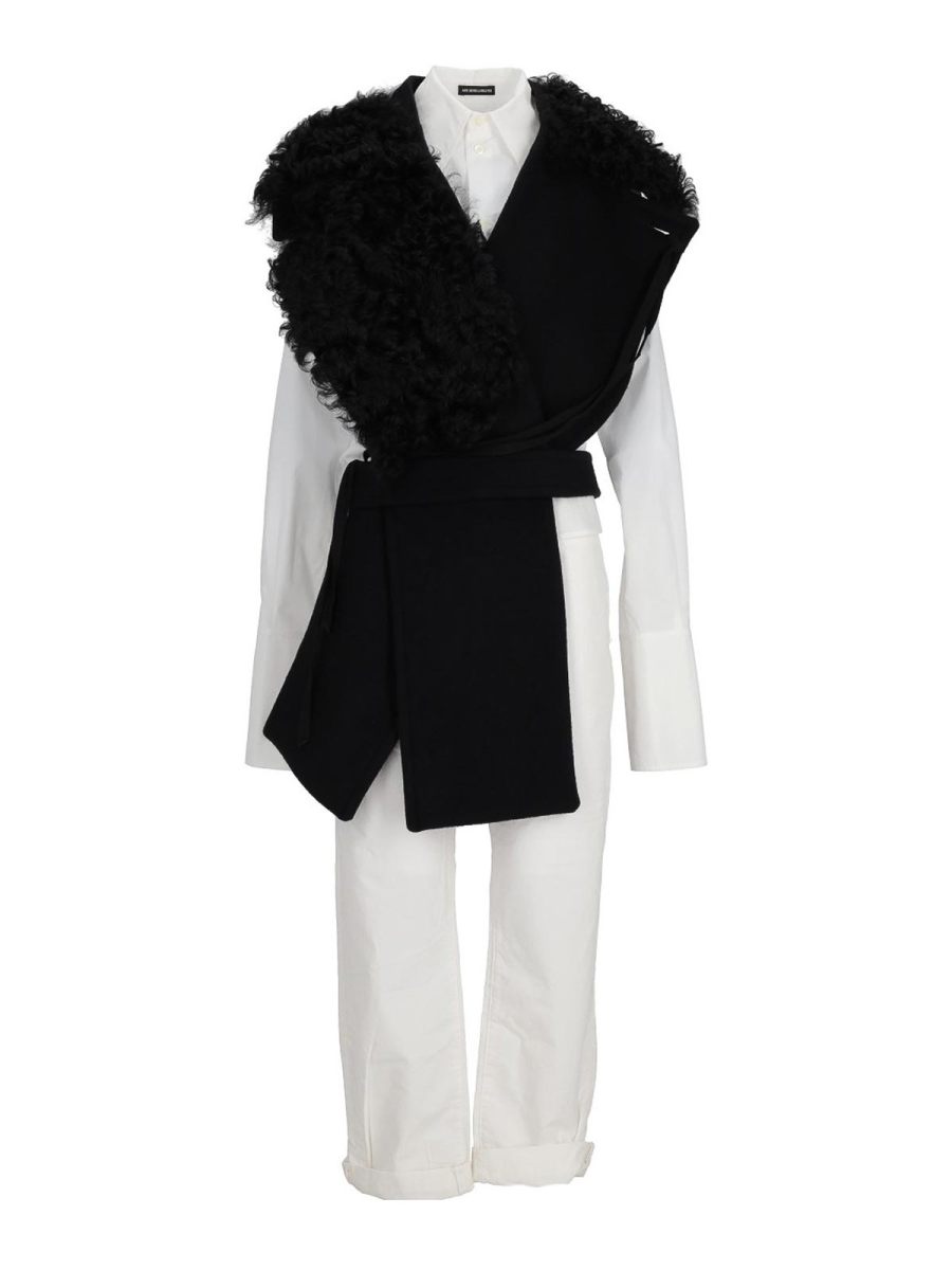 Ann Demeulemeester Écharpe - Noir