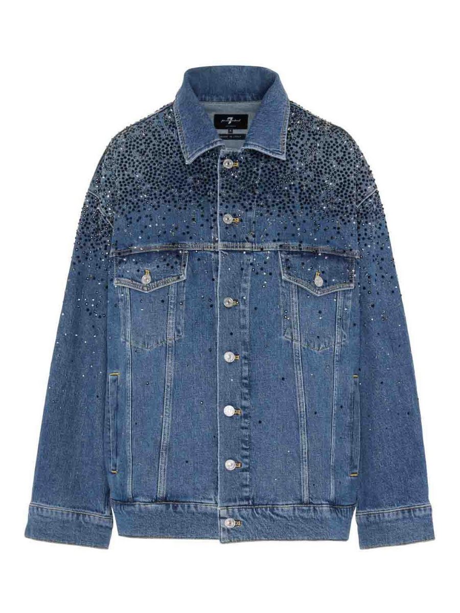 7 For All Mankind Chemise - Bleu