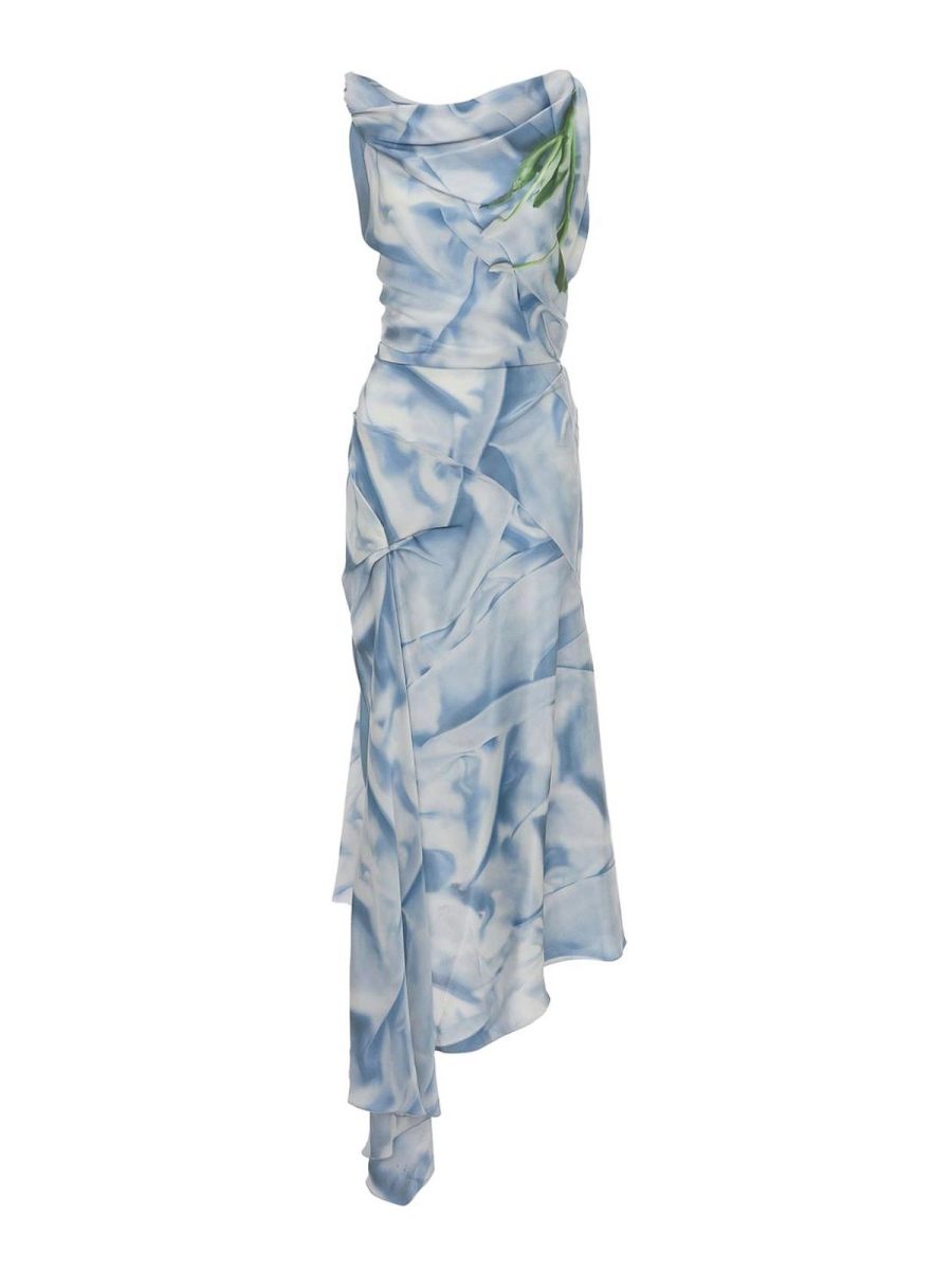 Victoria Beckham Robe Courte - Bleu