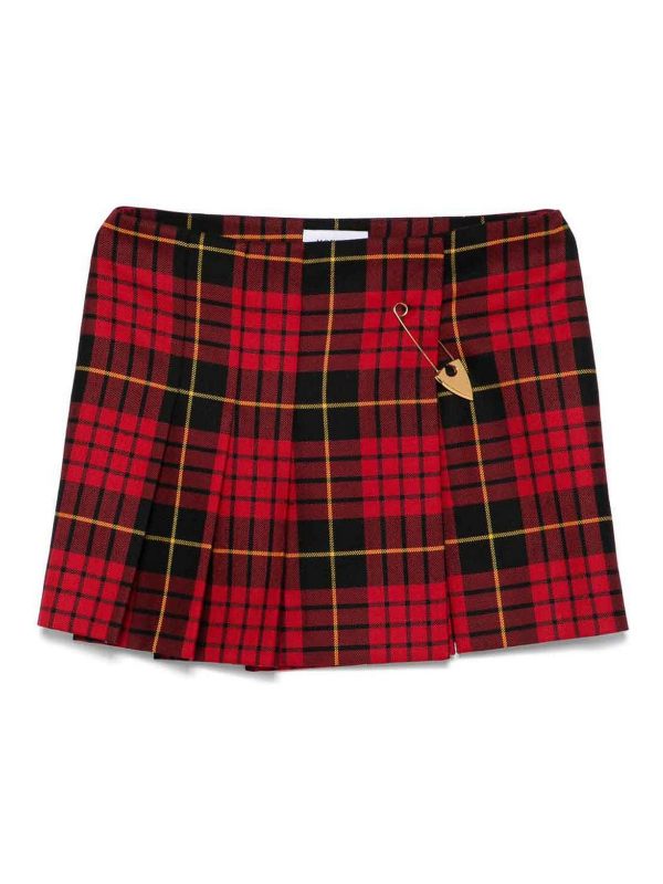 Alexander Mcqueen Mini Jupe - Rouge