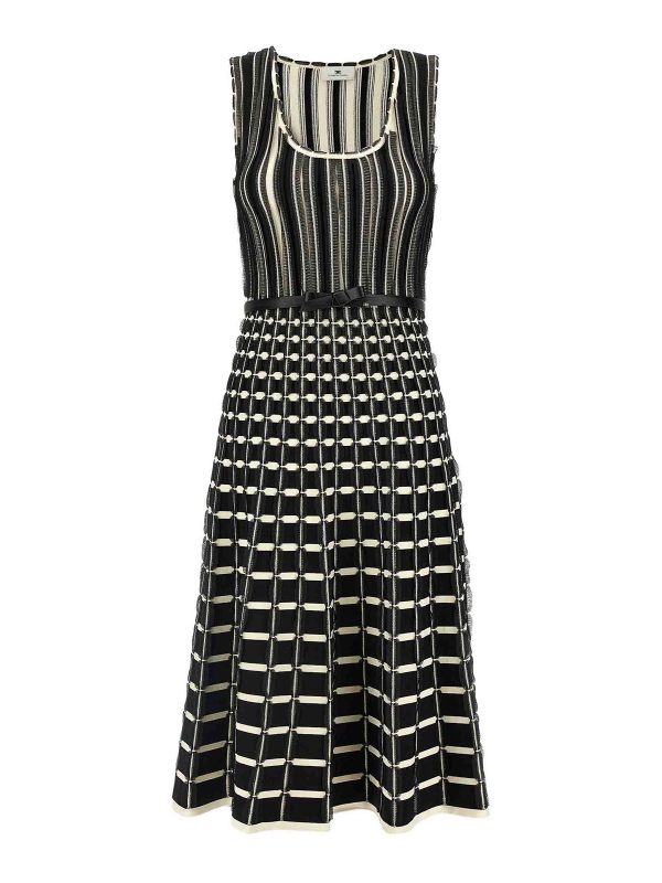 Elisabetta Franchi Maxi Robe - Blanc
