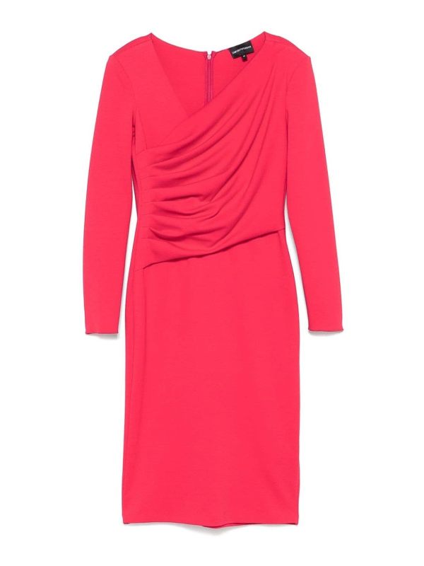 Emporio Armani Robe Courte - Rouge