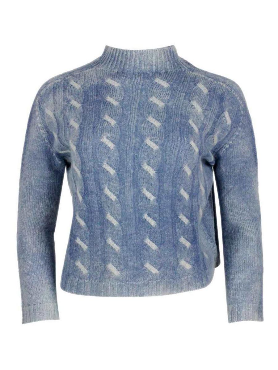 Ploumanac'h Pull Col Rond - Bleu Clair