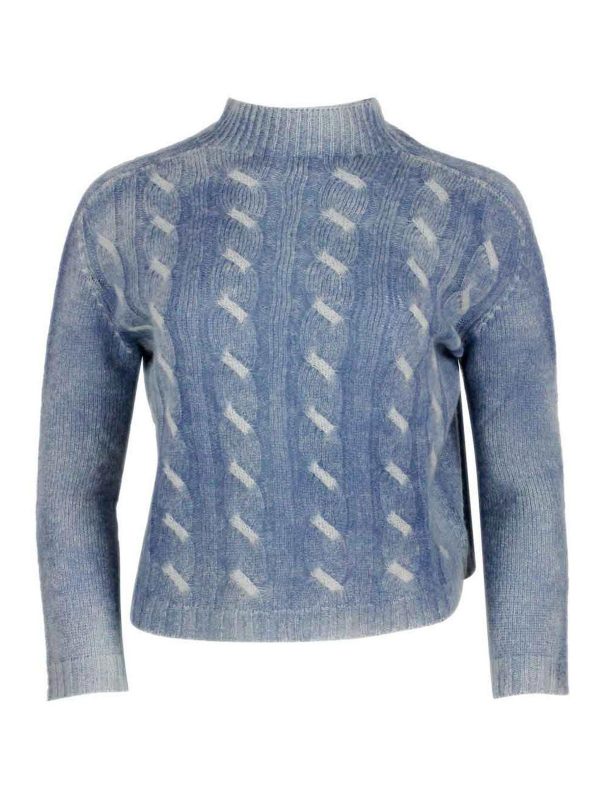 Ploumanac'h Pull Col Rond - Bleu Clair