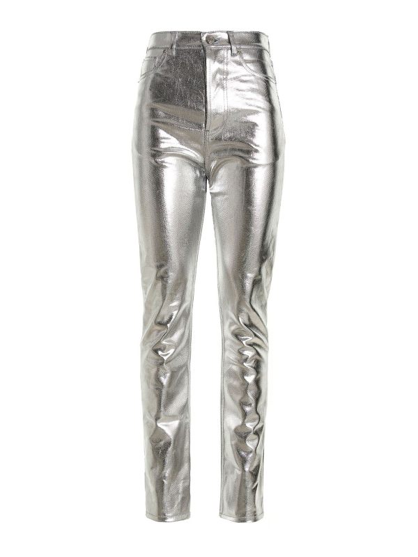 Alexandre Vauthier Jean Skinny - Argent