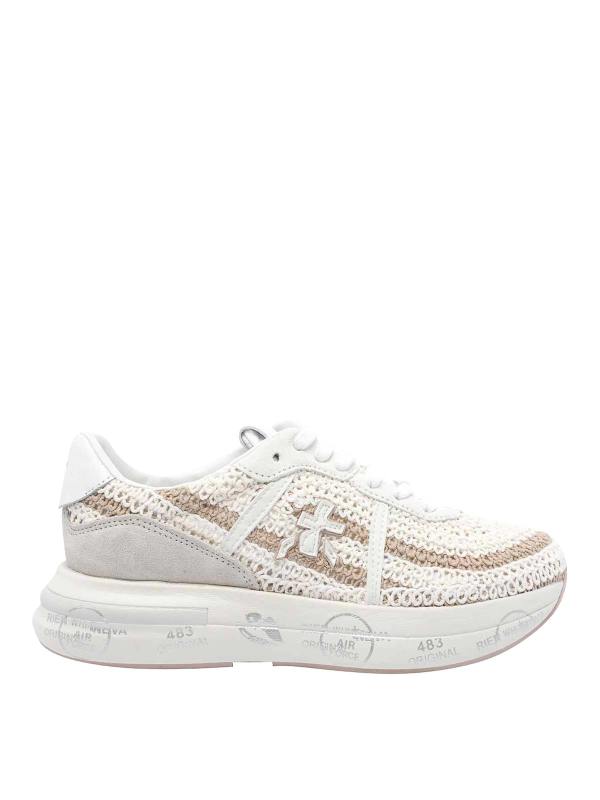 Premiata Baskets - Blanc