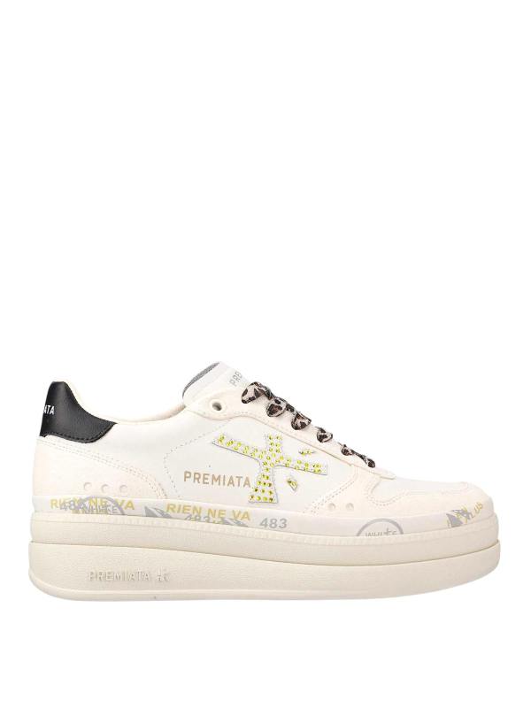 Premiata Baskets - Blanc