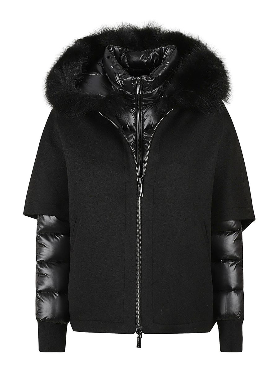 Moorer Blouson Rembourré - Noir