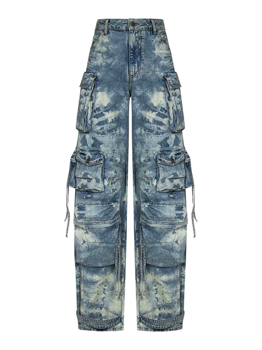 The Attico Jean Bootcut - Bleu