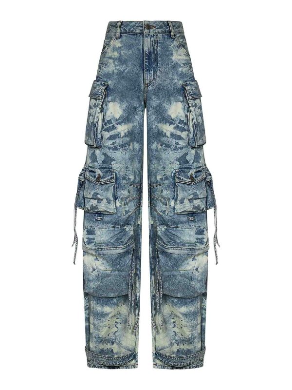 The Attico Jean Bootcut - Bleu