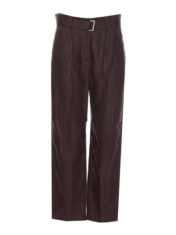 Brunello Cucinelli Pantalons Décontractés - Marron