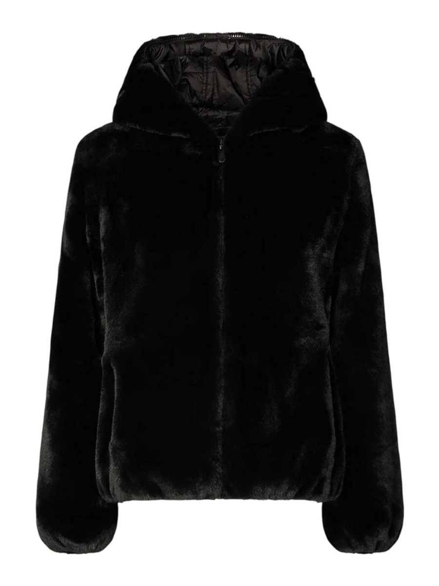 Save the Duck Manteau Au Genou - Noir