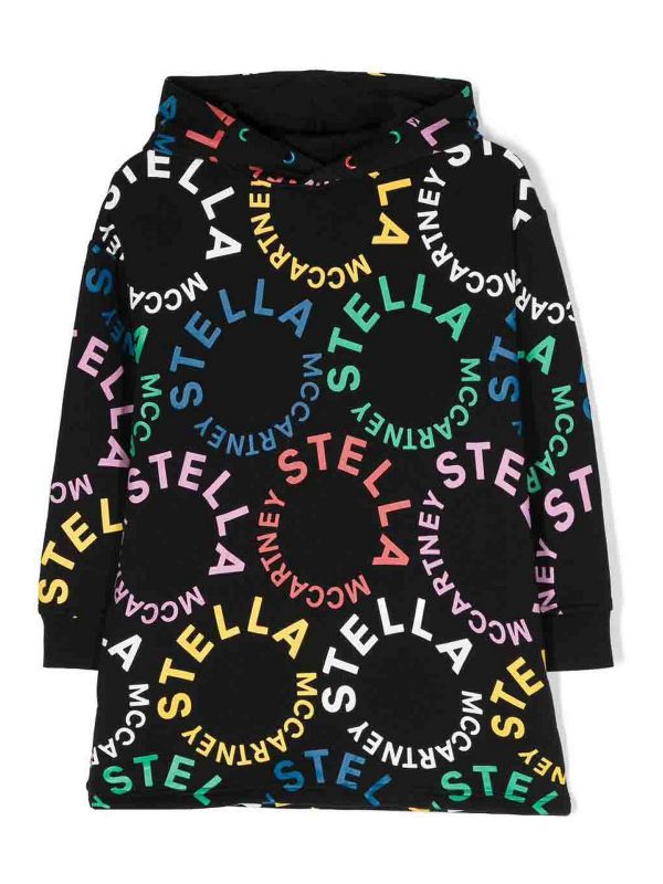 Stella McCartney Kids Robe Courte - Noir