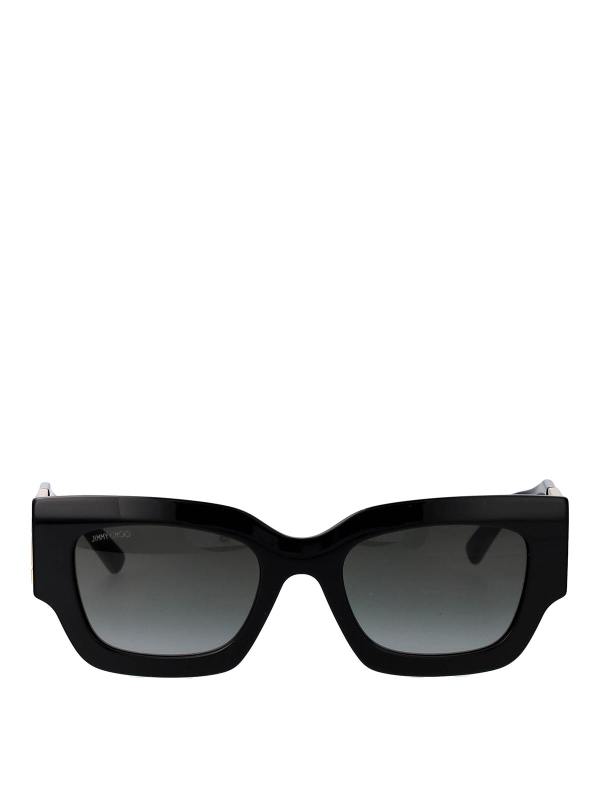 Jimmy Choo Lunettes De Soleil - Noir