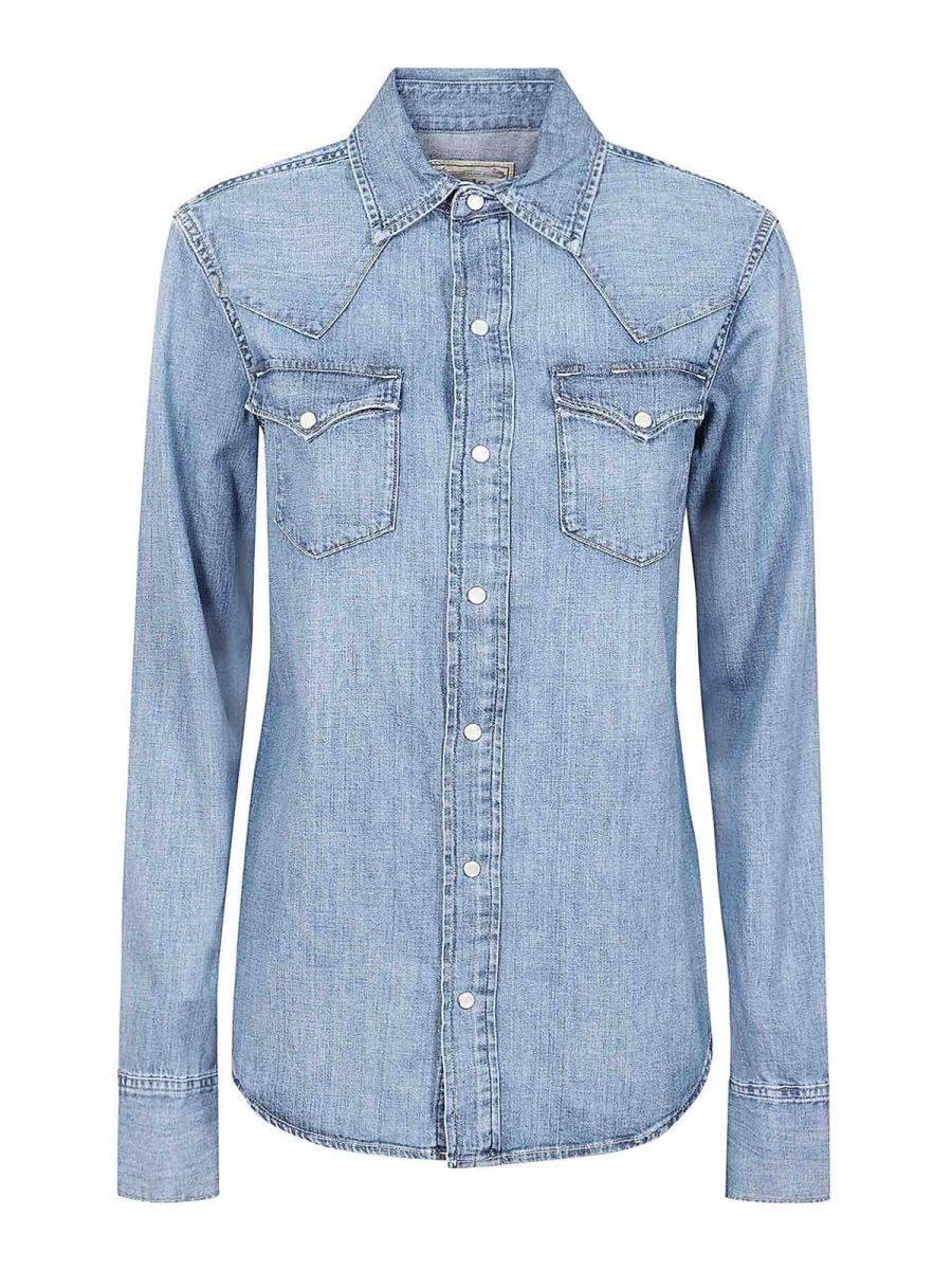 Polo Ralph Lauren Chemise - Foncé Délavé