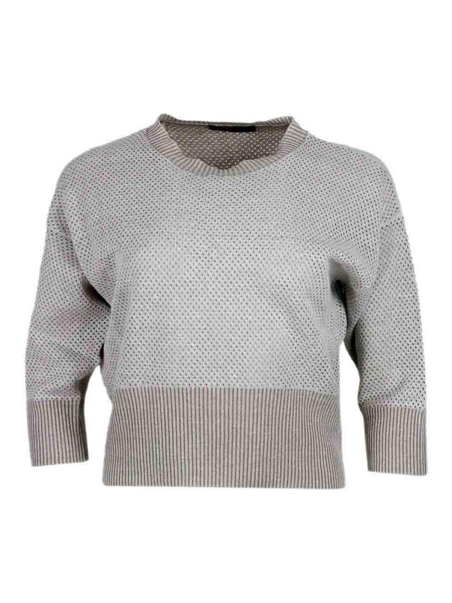 Fabiana Filippi Pull Col Rond - Beige