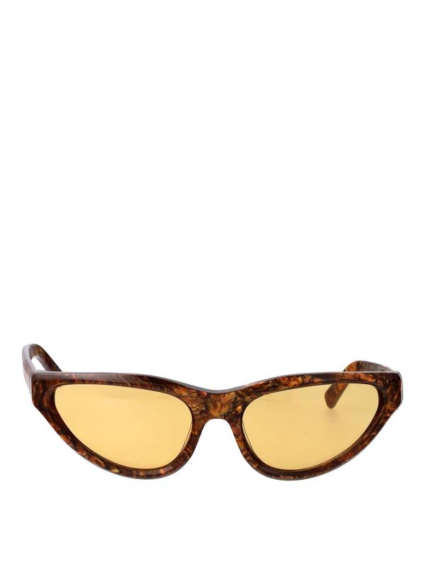 Marni Lunettes De Soleil - Marron