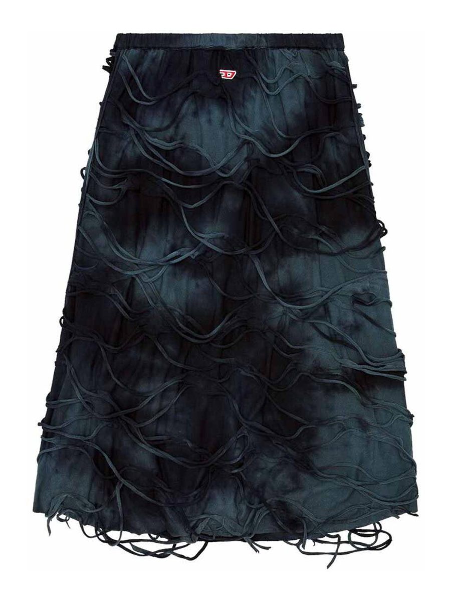 Diesel Jupe Midi - Noir