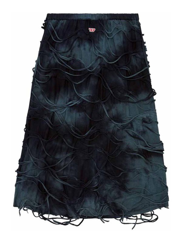 Diesel Jupe Midi - Noir