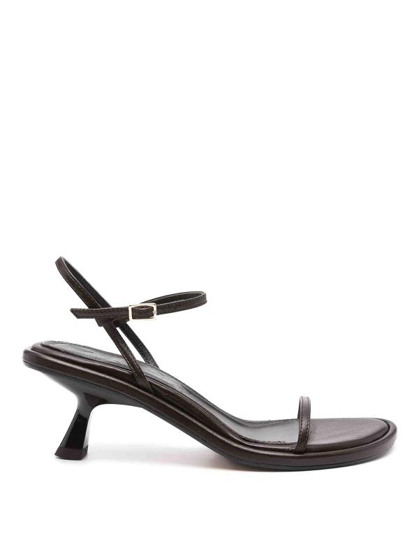Souliers Martinez Sandales - Marron Foncé