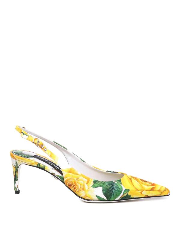 Dolce & Gabbana Chaussures À Talon - Jaune