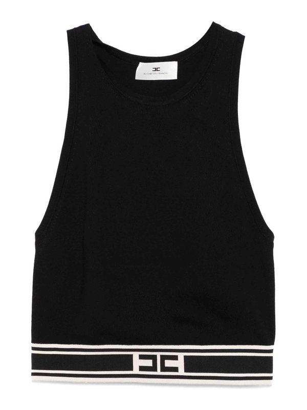 Elisabetta Franchi Top - Crème