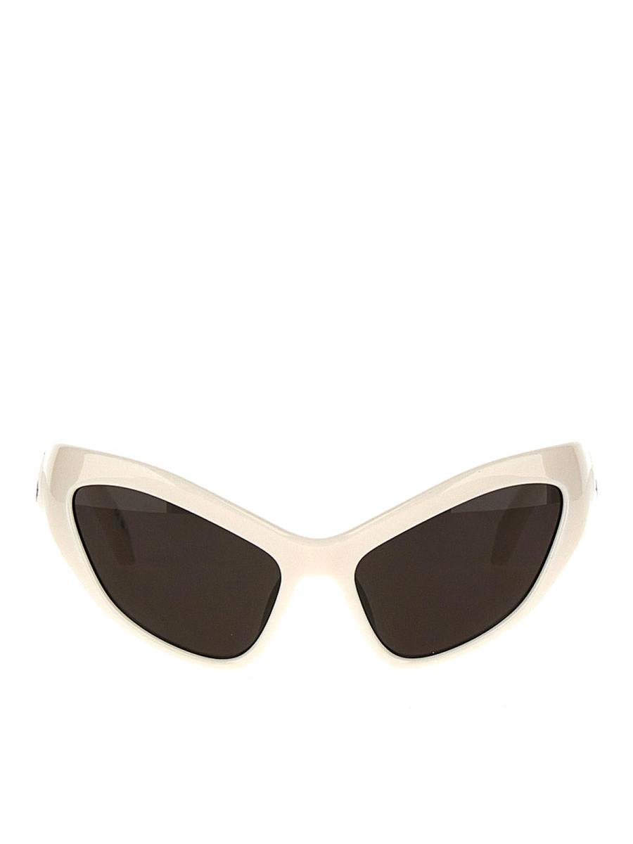 Balenciaga Lunettes De Soleil - Blanc