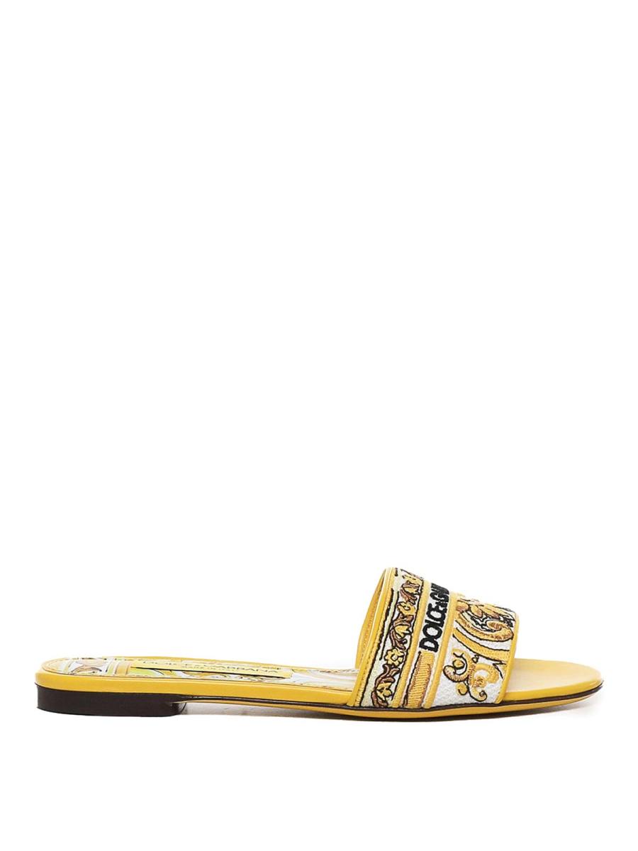 Dolce & Gabbana Sandales - Jaune