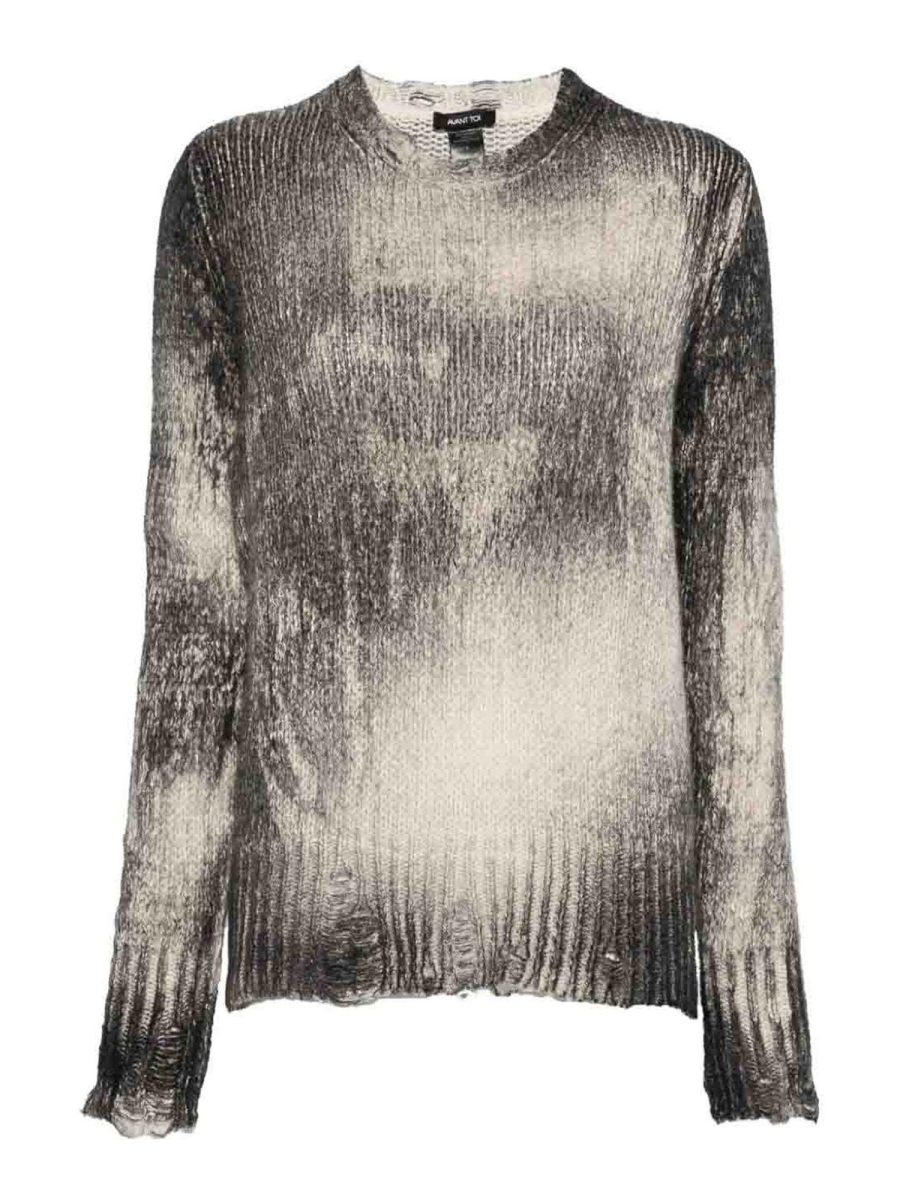 Avant Toi Pull Col Rond - Gris